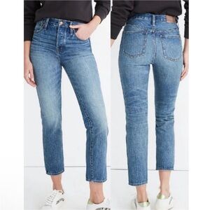 Madewell stovepipe button-fly jeans Sz 27